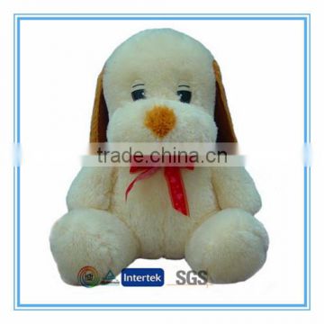 Plush big head dog stuffed toys with soft hair