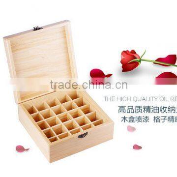 Gift & Craft Industrial Use Wooden Essential Oil Boxes Holding 25 bottles