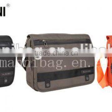 2016 Top Selling Promotional fashionable Laptop bags messenger bag with long straps