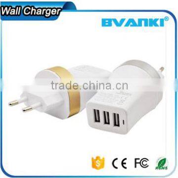 2016 Trending Products 5V 3.4A Universal 3 Usb Wall Charger for Home and Travel Charger Bulk Buy From China Supplier's Choice photo-3