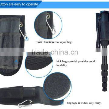 Professional Monopod pockets Carrying Case Portable Waist Pouch Bag with Hook Buckle Holder for Dslr Camera Monopod Tripod