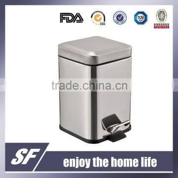 6L Stainless Steel Pedal Bin Garbage Bin