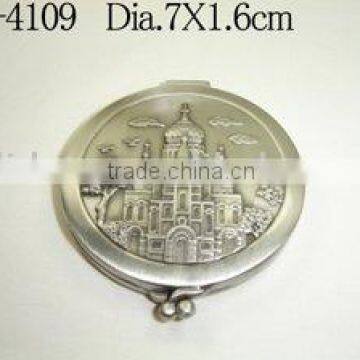 Round Design Metal Pocket Mirror(LD-4109)