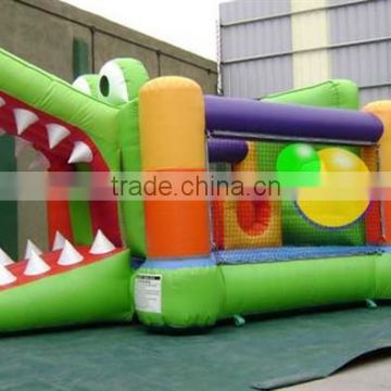 inflatable playground crocodile