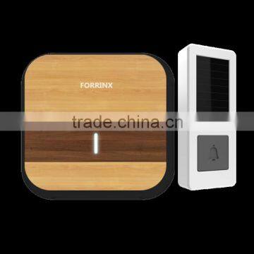 Forrinx free battery solar type wireless doorbell, 52 melodies 300m door chimes