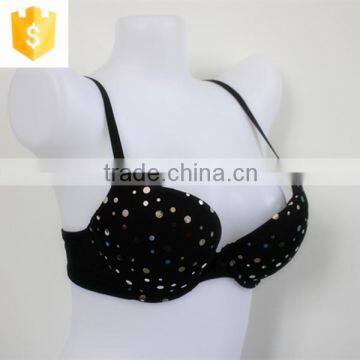 Black Dot Padded Women Bra,sexy Lady Bra photo-2