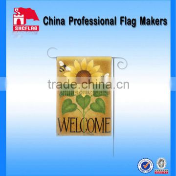 Garden decorative items garden flag fabric for hot sale