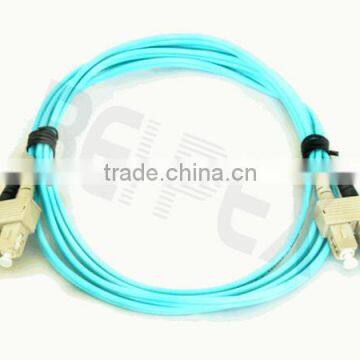 Optic Fiber 10G OM3 50/125um SC- SC Multimode Duplex Fiber Optic Patch Cord