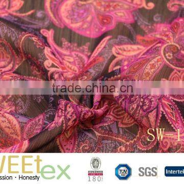 Spring hot selling women dresses silky 100%Polyester 75D*75D yoryu print fabric                        
                                                                                Supplier's Choice