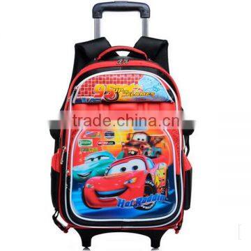 Cartoon Kids School Trolley Bag