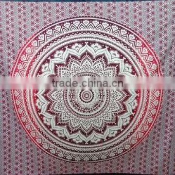 printed Hippy Indian tapestry bed sheets lightly loomed bohomian wall hanging