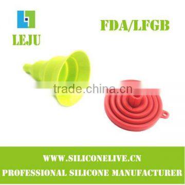 Food grade silicone disposable funnel comply with FDA