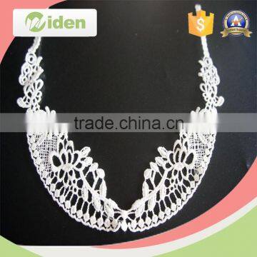 New design embroidery ladies neck lace design collar lace