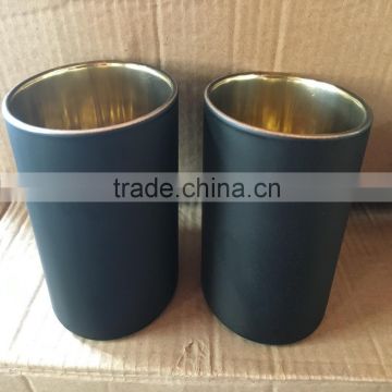 wholesale plain matte black glass jars made in China                        
                                                Quality Choice