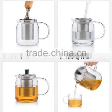 Gift Sets! Samadoyo Glass Teapot Gift Sets With Tea Cup Clear Glass Tea Set