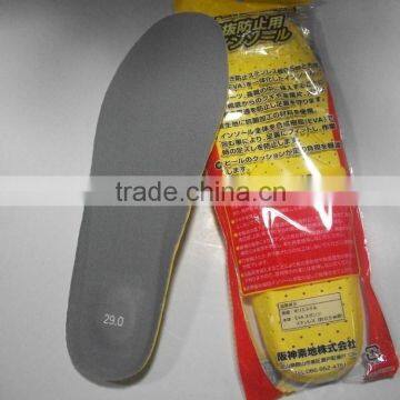 Anti-puncture insole with steel board