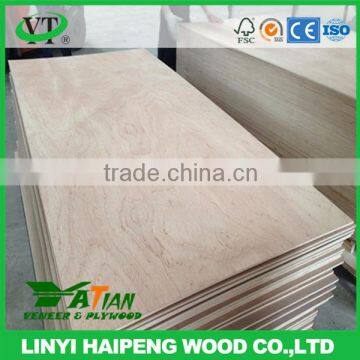 Poplar core 4*8 commercial 12mm plywood waterproof