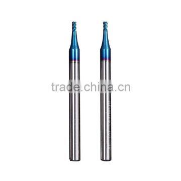 types of 4 Flutes Blue TiAlN coated hard alloy cementeted carbide china end mills yg