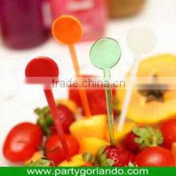 disc head design disposable colorful plastic pick