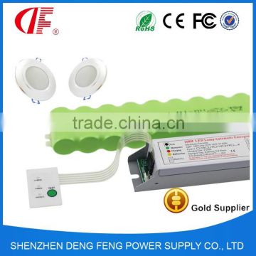 led emergency module with emergency battery for 12W 3 hours duration used by Led light