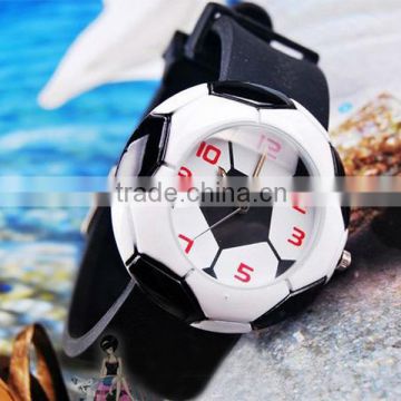 Beautiful model cheap silicon girl's promotion watch mixed black and white color