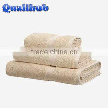 plain design embroidered cotton towel