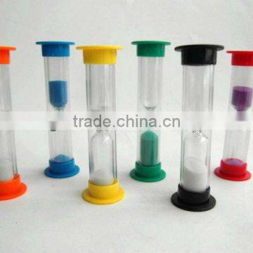 mini cheap plastic hourglass sand timer