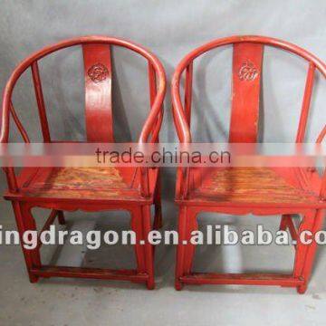 chinese solid wood antique armchair