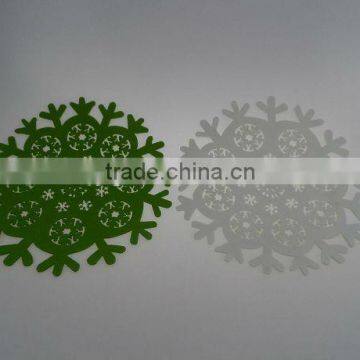good quality and fashion beautiful felt cup coaster / kitchen mat