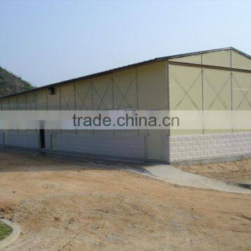 Good Quality Earquake-proof Two floors Low Cost Prefab House, The Prefab House for office dormitory Hege Made in China