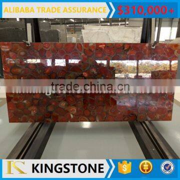 Red Gemstone Red Semi-precious Gemstone for Slab