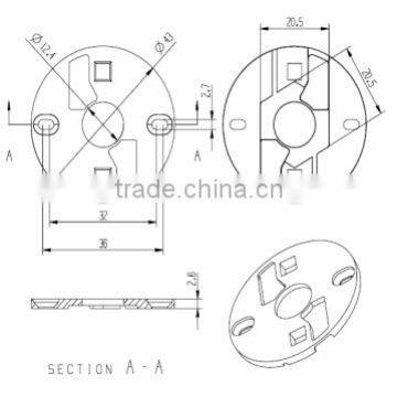 LED Array Holders for Sharp and Zhong Hao Cob photo-2