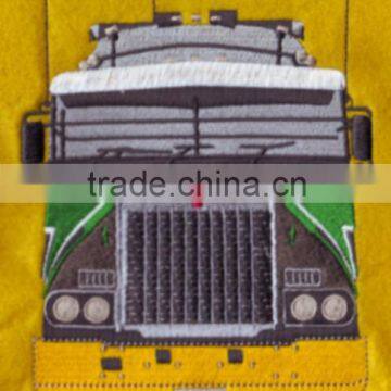 Professionally truck design custom Iron on embroidery patches for grament