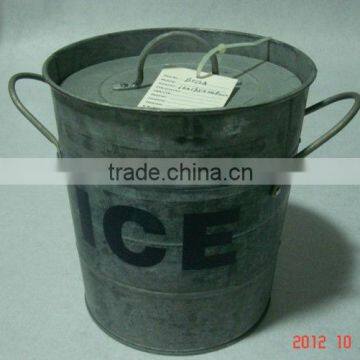 Metal Ice Bucket with Scoop / Wine Cooler decorative metal buckets