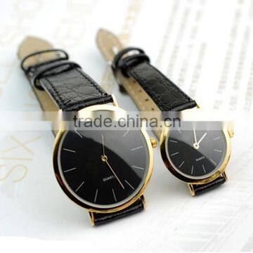 Latest couple watch set Pair watch gift set leather watch gift sets for lover