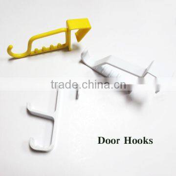 Plastic Material and Eco-Friendly Feature Over door hook/Door hook