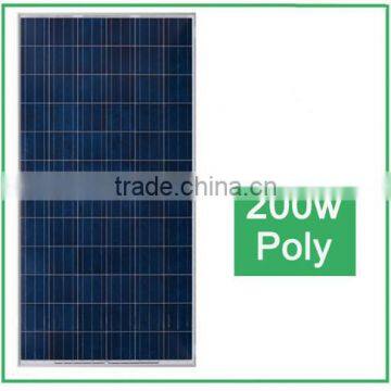 Top Sale ! High Efficiency and Good Quality 200W poly Solar Panels for home use