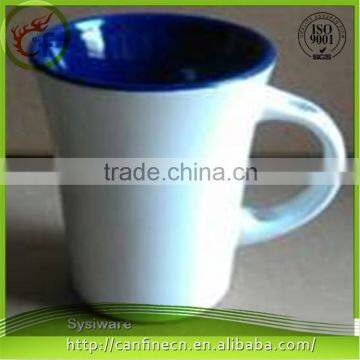 110Z V shape ceramic coffee mug cup