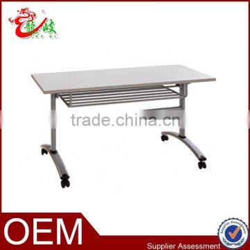 school used folding student desk with metal frame
