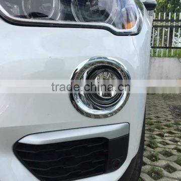 ABS Chrome Auto Accessories Front Fog Light Lamp Cover For BMW X1 2016 photo-3