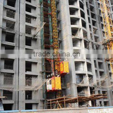 CE Approved Shandong Jiuhong Brand General hoist with twin cage construction material hoist