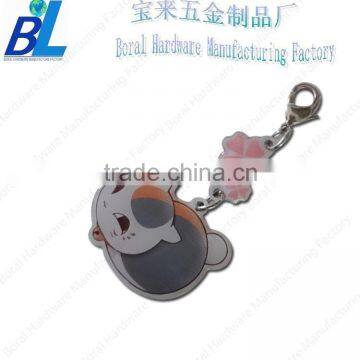 Bulk metal offset printed shingeki no kyojin cell phone strap