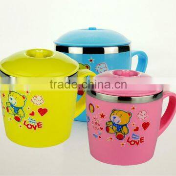 2015 Kids Water Bottle Mugs Cup Double Wall Stainless Promotional photo-2