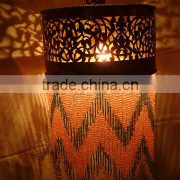 Moroccan brass hanging Lanterns