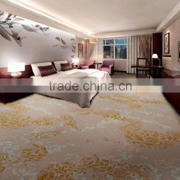100% Nylon Unique Hotel Carpet With Red Color photo-5
