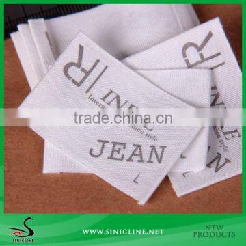 Sinicline Custom Cotton Material Printed Brand Main Labels