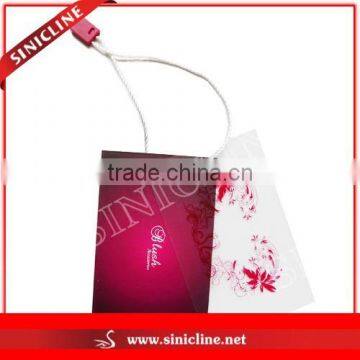 Sinicline existing mold no logo seal tag for clothing hangtag