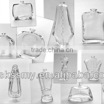 120ml cosmetic packaging glass perfume pump atomizer bottle