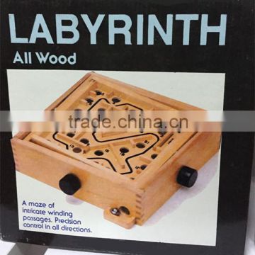 2016 New Wooden Labyrinth Game Pinball Maze Game Wholesale price