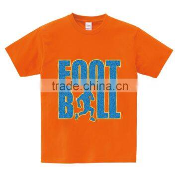 Hotfix Iron on Glitter Motif Football Lover Men Tshirt photo-2